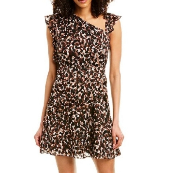 Rachel Zoe Womens Harris Multicolored Mini Dress Sz 12